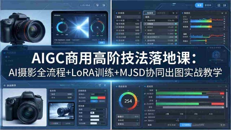 (18254期)AIGC商用高阶技法落地课:AI摄影全流程+LoRA训练+MJSD协同出图实战教学-OG资源站