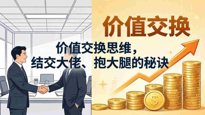 （18258期）某付费文章：价值交换思维，结交大佬、抱大腿的秘诀-OG资源站