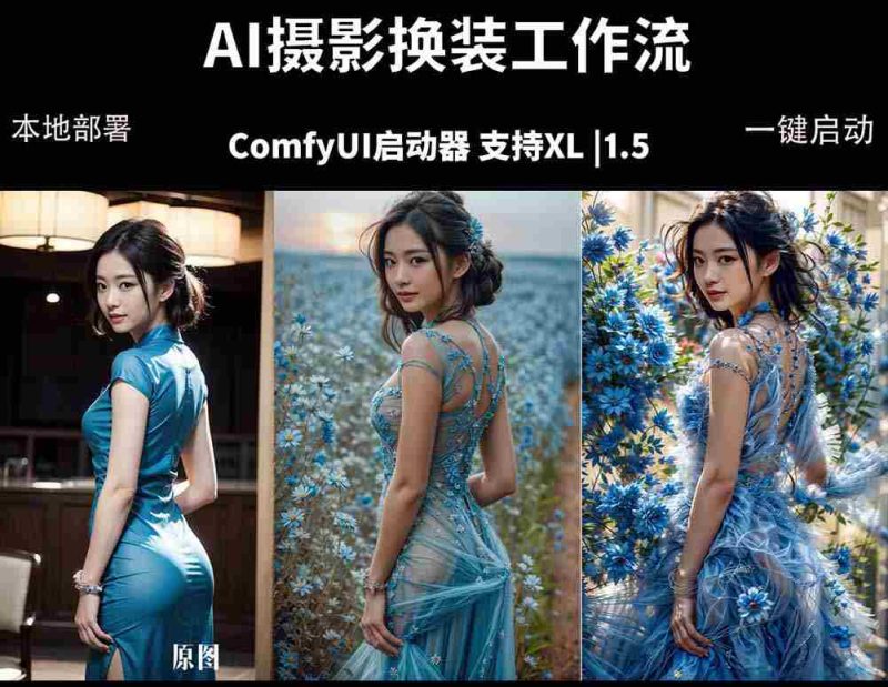(18268期)ComfyUI人像写真摄影工作流:本地一键部署,换装换场景换脸全搞定,影楼效率翻倍-OG资源站
