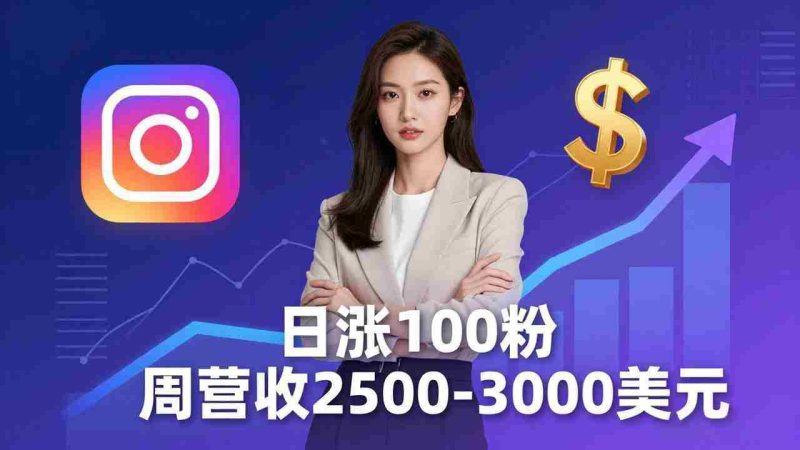 (18299期)想做数字产品?Sheri亲授:日涨100粉、每周2500至3000美元的营收,Instagram躺着赚-OG资源站