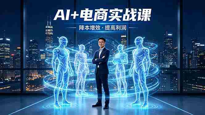 (18328期)AI+电商实战课,1人+N个AI 智能体,把SOP变AI员工,实现降本增效提高利润-OG资源站