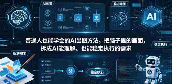 普通⼈也能学会的AI出图⽅法,把脑子里的画面,拆成AI能理解、也能稳定执行的需求【文档】-OG资源站