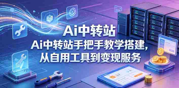 Ai中转站手把手教学搭建,从自用工具到变现服务-OG资源站