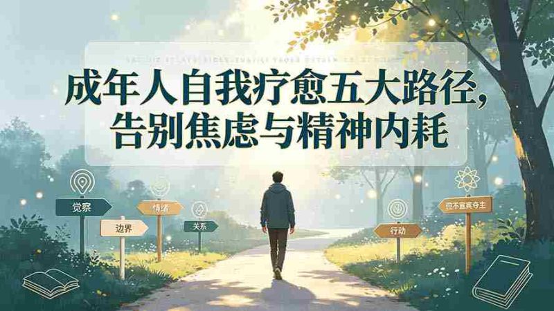 （19516期）付费文章：成年人自我疗愈五大路径，告别焦虑与精神内耗-OG资源站