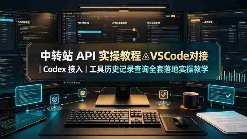 （19520期）中转站 API 实操教程△VSCode 对接｜Codex 接入｜工具历史记录查询全套落地实操教学-OG资源站