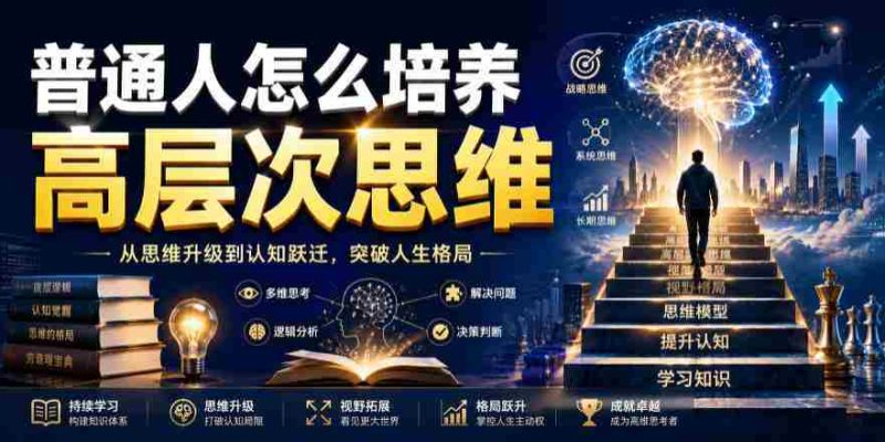 公众号付费文章:普通人怎么培养高层次思维-OG资源站