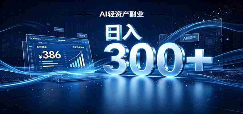 2026 AI轻资产风口,Token中转站小白可入局,日入300+-OG资源站