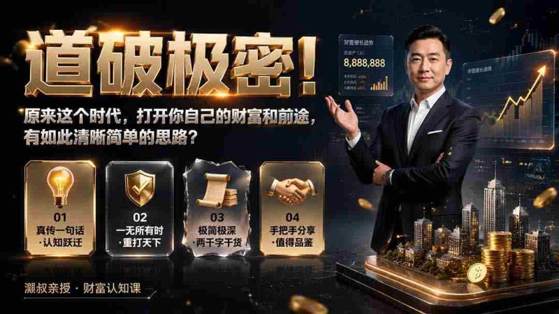 (19661期)付费文章:道破极密!原来这个时代,打开你自己的财富和前途,有如此清晰简单的思路?-OG资源站