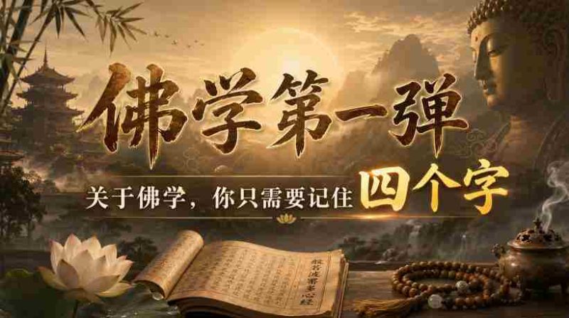 付费文章:佛学第一弹,关于佛学,你只需要记住四个字-OG资源站