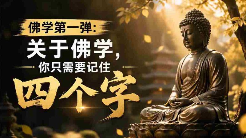 （19728期）付费文章：佛学第一弹:关于佛学，你只需要记住四个字-OG资源站