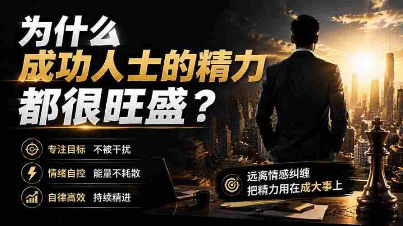 （19754期）付费文章：为什么成功人士的精力都很旺盛？-OG资源站