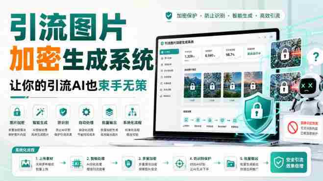 引流图片加密生成系统,让你的引流AI也束手无策-OG资源站
