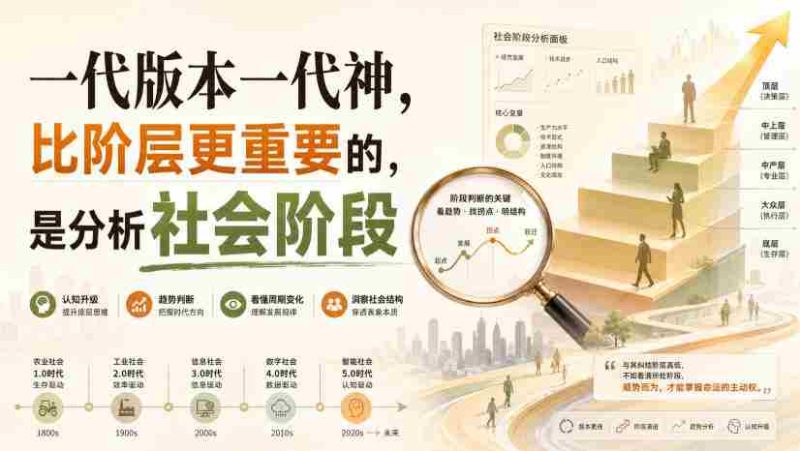 付费文章:一代版本一代神,比阶层更重要的,是分析社会阶段-OG资源站