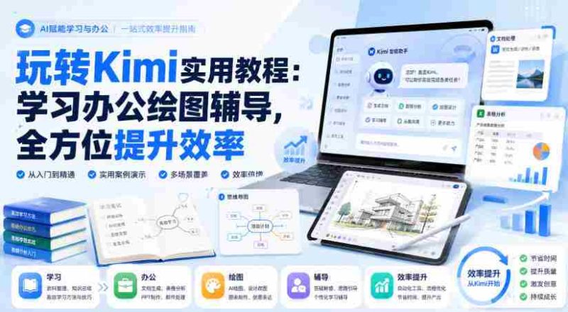 玩转Kimi实用教程:学习办公绘图辅导,全方位提升效率-OG资源站