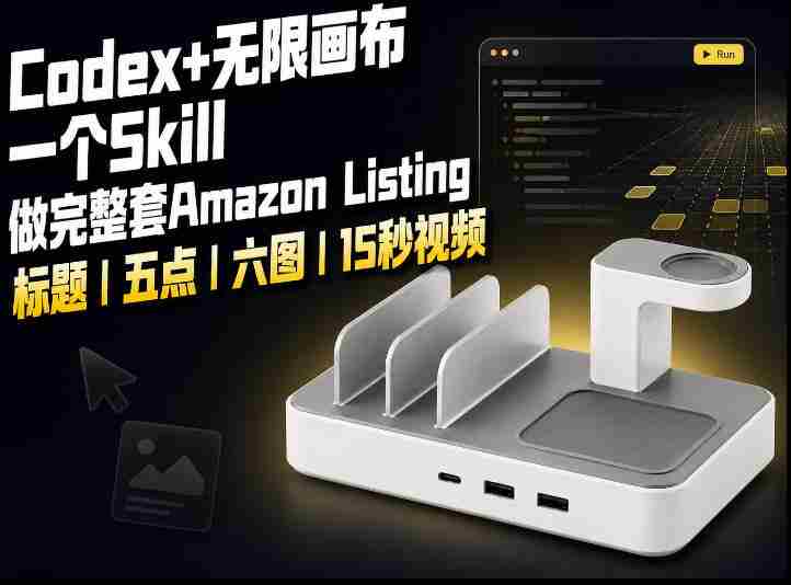 我用一个Codex Skill做完Amazon Listing：标题、五点、六图和视频全流程-OG资源站