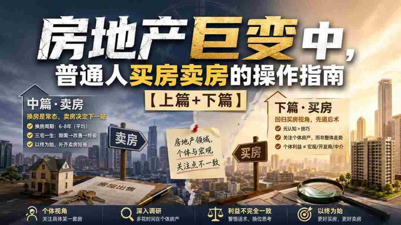 （20021期）付费文章：房地产巨变中，普通人买房卖房的操作指南【上篇+下篇】-OG资源站