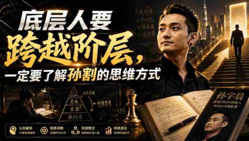 付费文章:底层人要跨越阶层,一定要了解孙割的思维方式-OG资源站