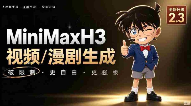 【MiniMaxH3一键懒人整合包】AI视频/漫剧生成工具,支持30_40_50显卡,ComfyUI整合包安装部署!最低8g显存也能跑!-OG资源站