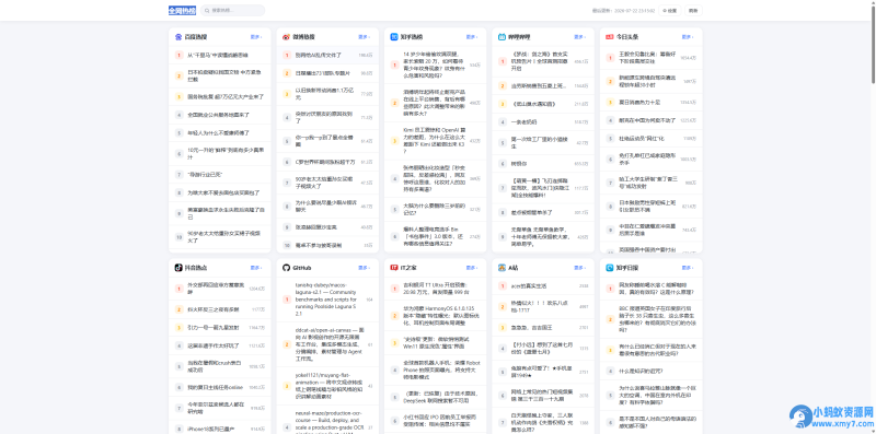 全网今日热榜源码1.0-OG资源站