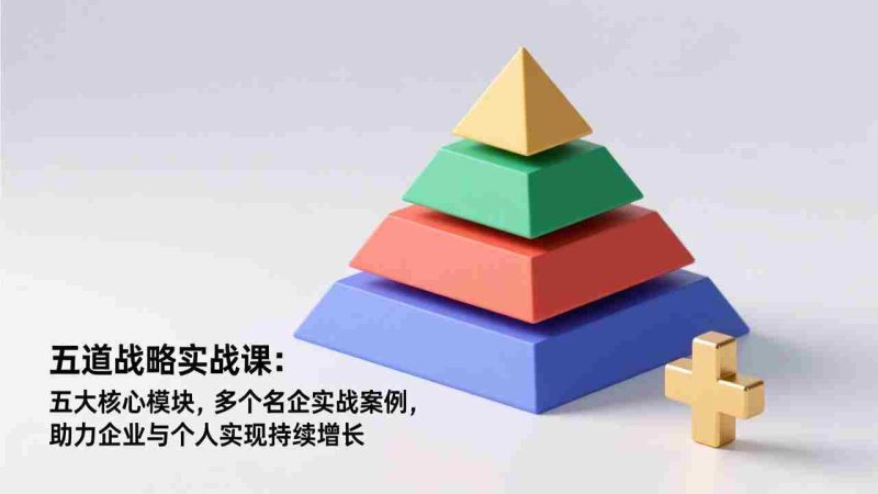 (17095期)五道战略实战课:五大核心模块,多个名企实战案例,助力企业与个人实现持续增长-OG资源站