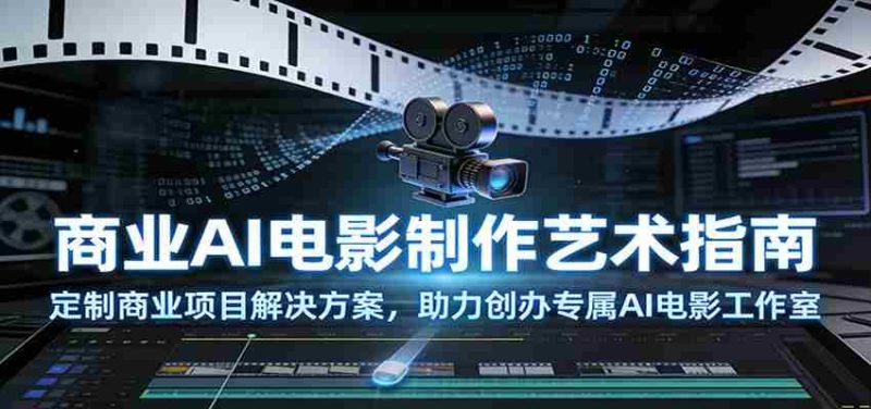 商业AI电影制作艺术指南：定制商业项目解决方案，助力创办专属AI电影工作室-OG资源站
