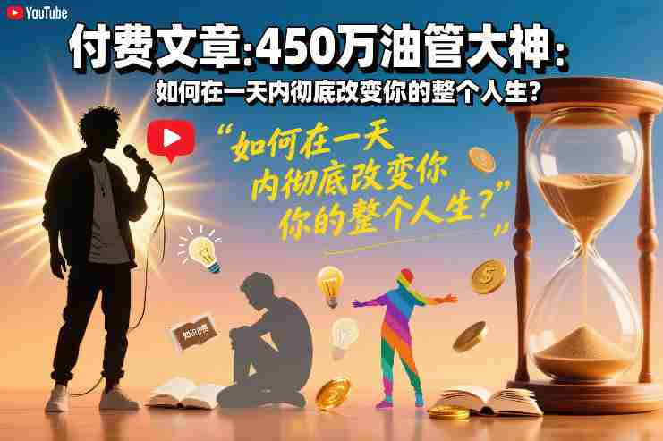 付费文章:450万油管大神:如何在一天内彻底改变你的整个人生?-OG资源站