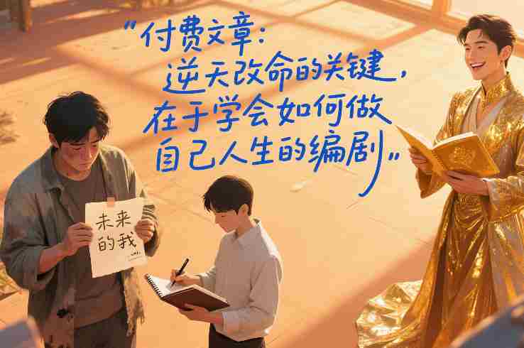 付费文章：逆天改命的关键，在于学会如何做自己人生的编剧-OG资源站