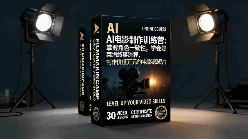 (17223期)AI电影制作训练营:掌握角色一致性,学会好莱坞叙事流程,制作价值万元的电影感短片-OG资源站