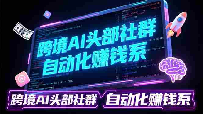 （17255期）跨境AI头部社群前沿精选：聚焦可落地的AI实战经验，快速构建你的自动化赚钱系-OG资源站