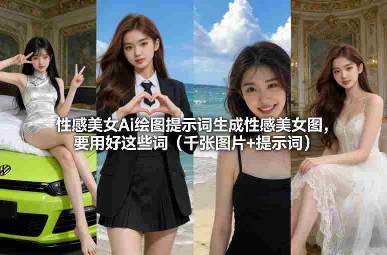 性感美女Ai绘图提示词生成性感美女图,要用好这些词(千张图片+提示词)-OG资源站