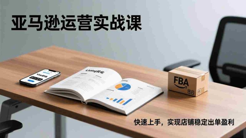 （17287期）亚马逊运营实战课，Listing优化、Vine秒杀、FBA发货，快速上手，实现店铺稳定出单盈利-OG资源站