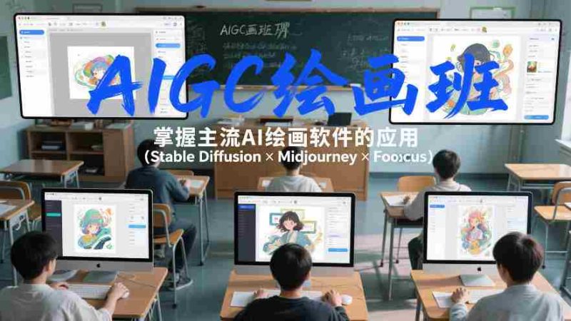 AIGC绘画班,掌握主流Ai绘画软件的应用(Stable Diffusion x Midjourney x Fooocus)-OG资源站