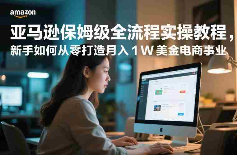 亚马逊保姆级全流程实操教程,新手如何从零打造月入1W美金电商事业-OG资源站