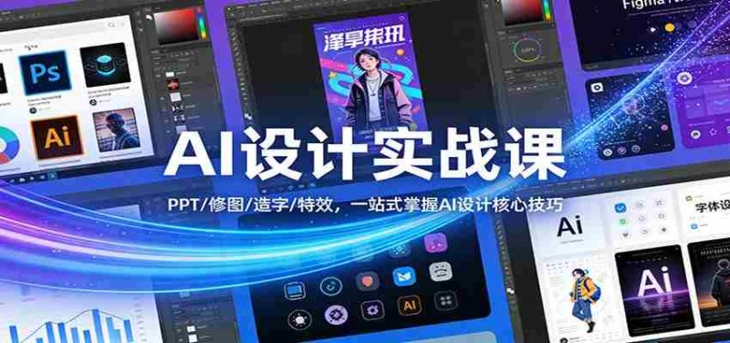 AI设计实战课：PPT/修图/造字/特效，一站式掌握AI设计核心技巧-OG资源站