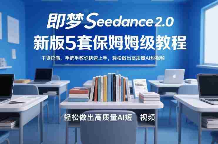 即梦Seedance2.0新版5套保姆级教程,干货拉满,手把手教你快速上手,轻松做出高质量AI短视频-OG资源站