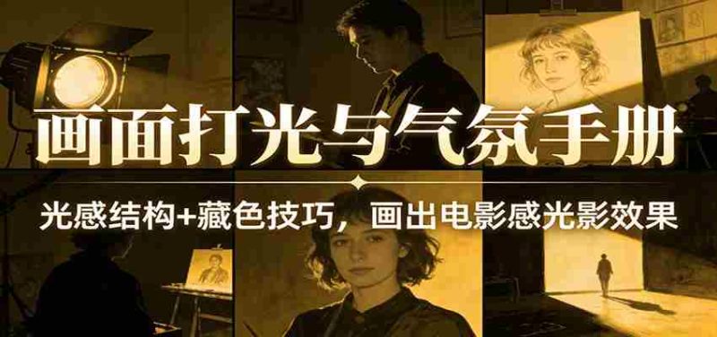 画面打光与气氛手册：光感结构+藏色技巧，画出电影感光影效果-OG资源站