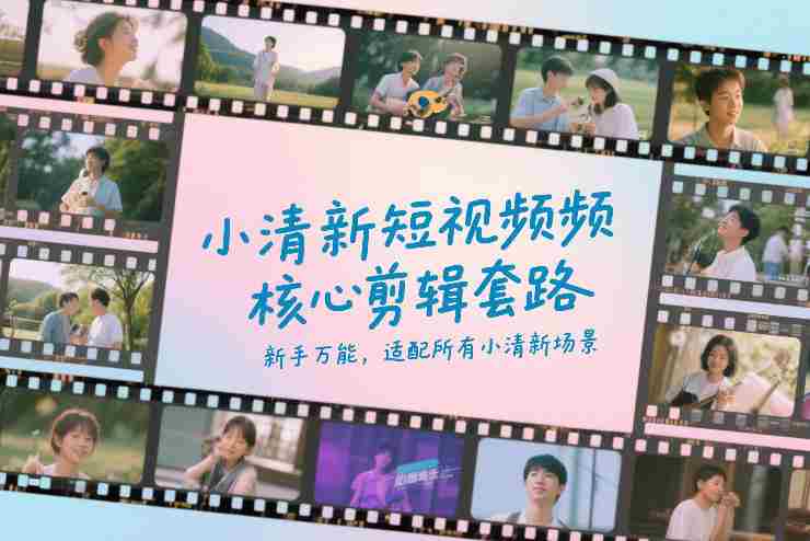 小清新短视频核心剪辑套路，新手万能，适配所有小清新场景-OG资源站