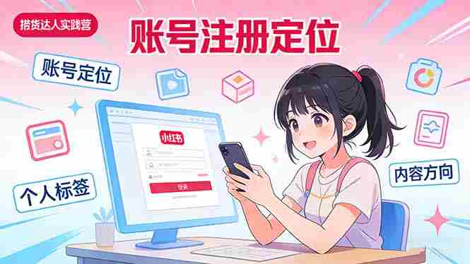 （17459期）小红书带货达人实战营：账号注册定位、内容创作、选品策略、带货技巧、流量运营等-OG资源站