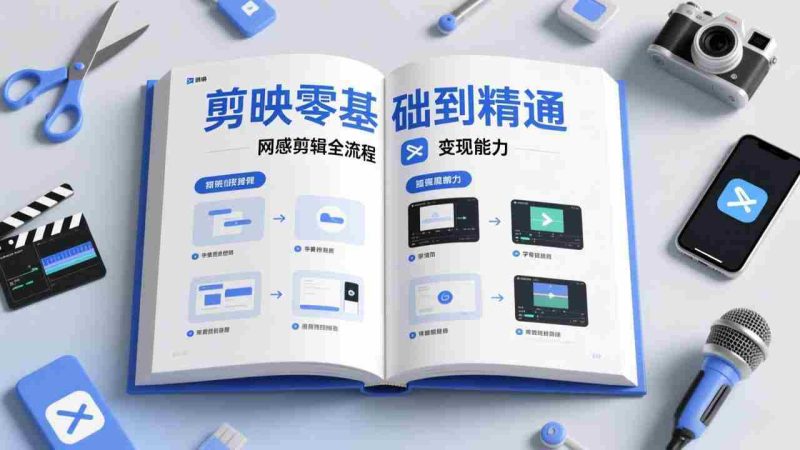 (17473期)剪映零基础也能快速上手,从入门到精通掌握网感剪辑全流程,掌握能直接变现的剪辑能力-OG资源站