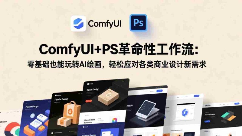 （17512期）ComfyUI+PS革命性工作流：零基础也能玩转AI绘画，轻松应对各类商业设计新需求-OG资源站