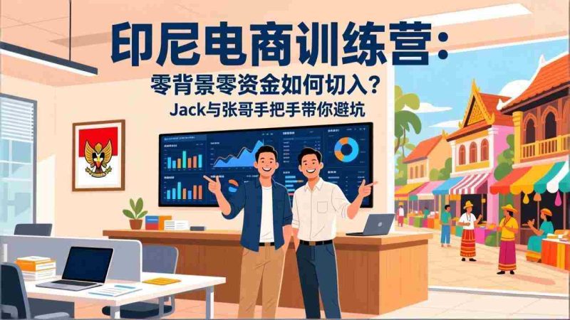 （17533期）印尼电商训练营：零背景零资金如何切入？Jack与张哥手把手带你避坑-OG资源站