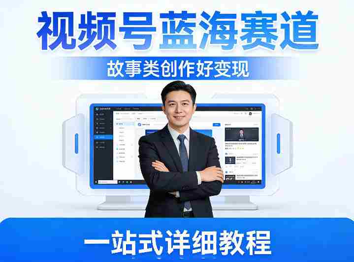 视频号蓝海赛道，故事类创作好变现，一站式详细教程-OG资源站