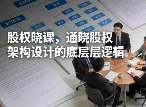 股权晓课，通晓股权架构设计的底层逻辑-OG资源站