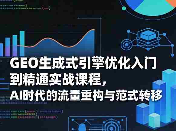 GEO生成式引擎优化入门到精通实战课程，AI时代的流量重构与范式转移-OG资源站