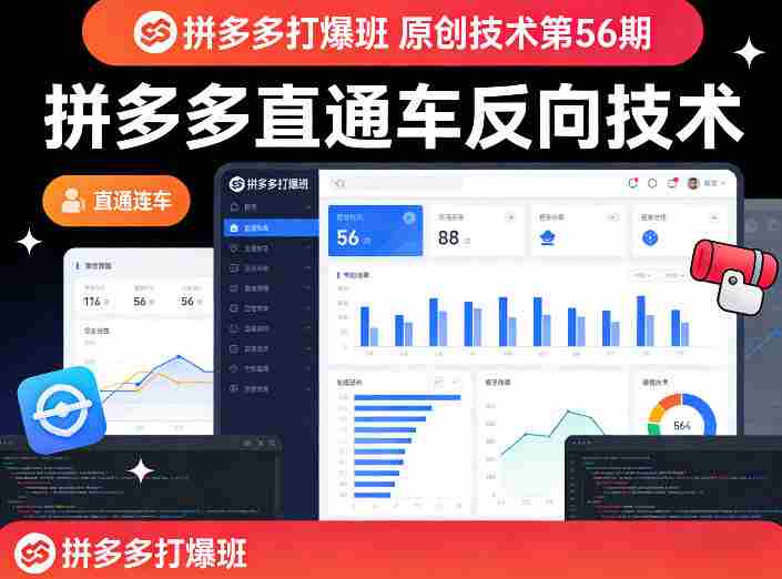 《拼多多打爆班》原创技术第56期，拼多多直通车反向技术-OG资源站