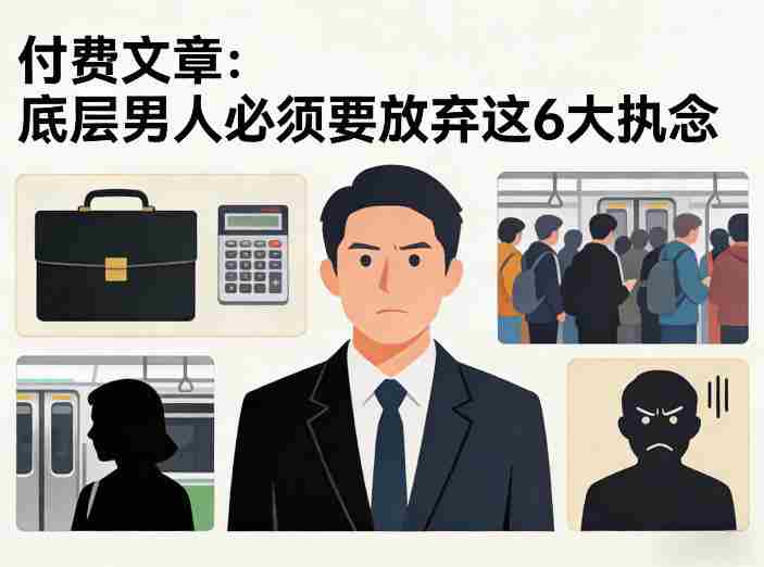 付费文章：底层男人必须要放弃这6大执念-OG资源站