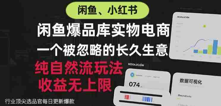 闲鱼小红书实物电商，纯自然流玩法，一个被忽略的长久生意，收益无上限【揭秘】-OG资源站