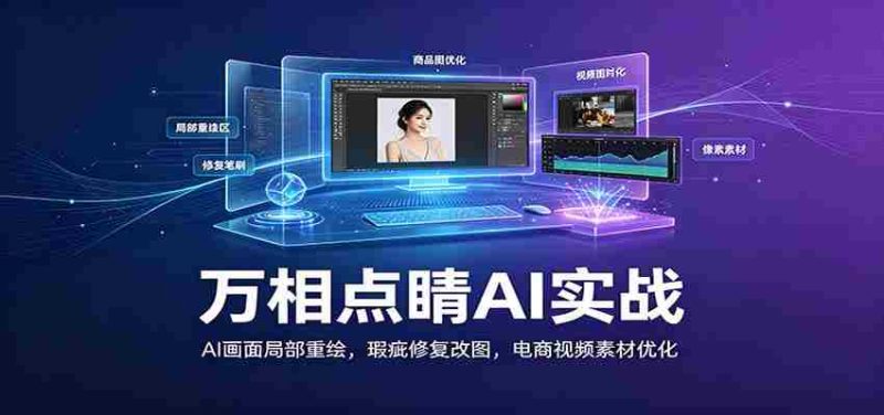 万相点睛AI实战：AI画面局部重绘，瑕疵修复改图，电商视频素材优化-OG资源站