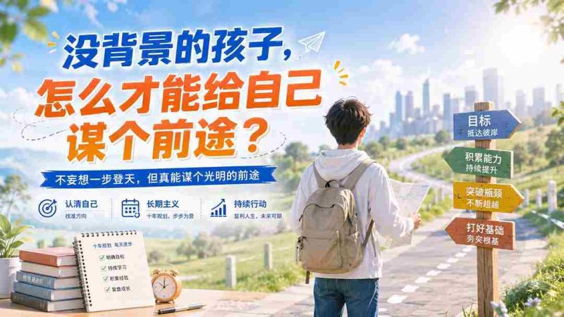 (20181期)付费文章:没背景的孩子,怎么才能给自己谋个前途?-OG资源站