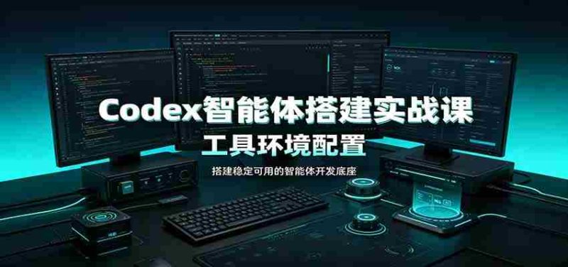 Codex智能体搭建实战课：工具环境配置，自定义技能开发，多业务自动化教学-OG资源站